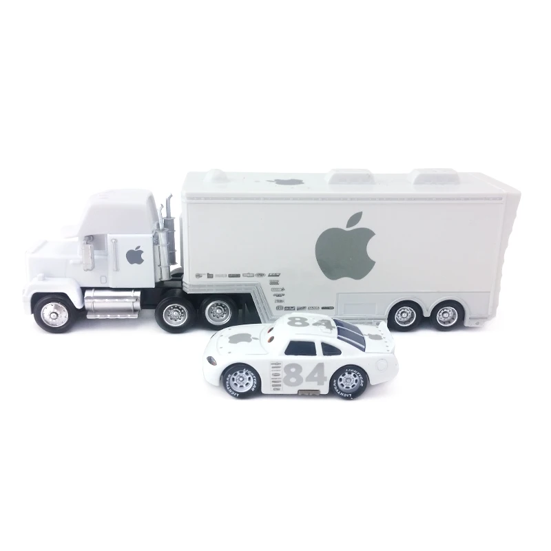Disney Pixar Cars Mack Uncle & No.84 Icar литой игрушечный автомобиль свободный 1:55 совершенно