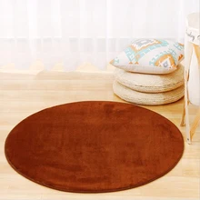 ONEONEY 120*120 простой круглый коврик ватки противоскольжения Гостиная Спальня ковер украшение дома ковер в разноцветный