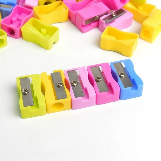 Pencil sharpener red simple pencil sharpener eyebrow pencil knife simple style colorful