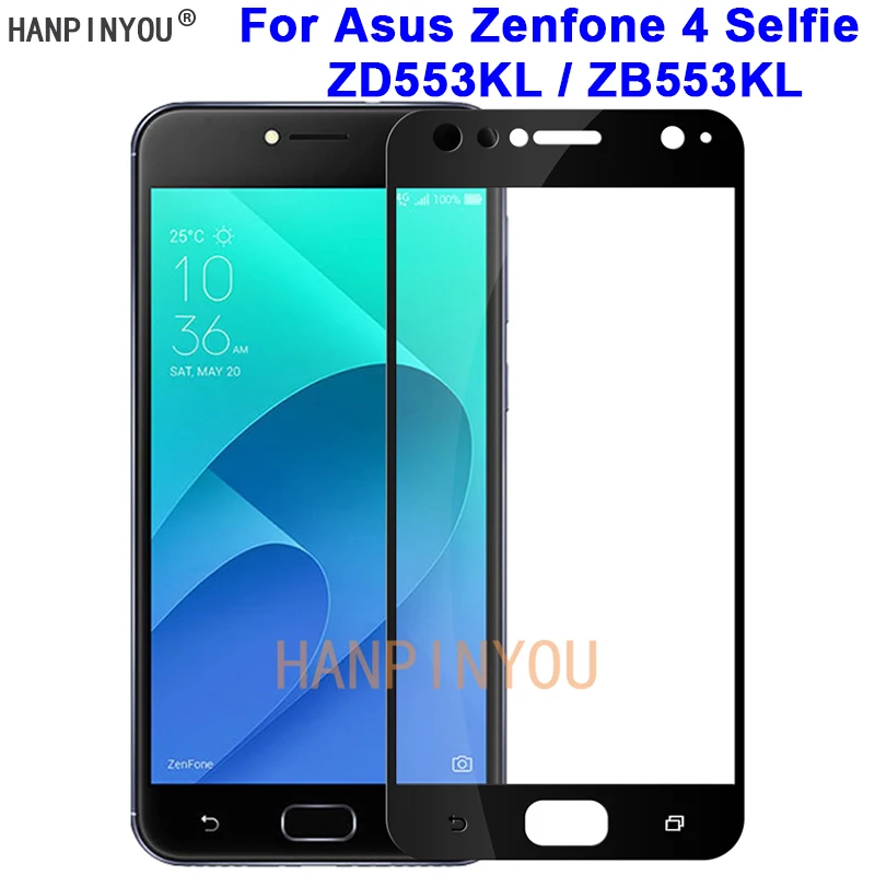 

For Asus Zenfone 4 Selfie ZD553KL /ZB553KL 5.5" 9H Hardness 2.5D Full Cover Toughened Tempered Glass Film Screen Protector Guard