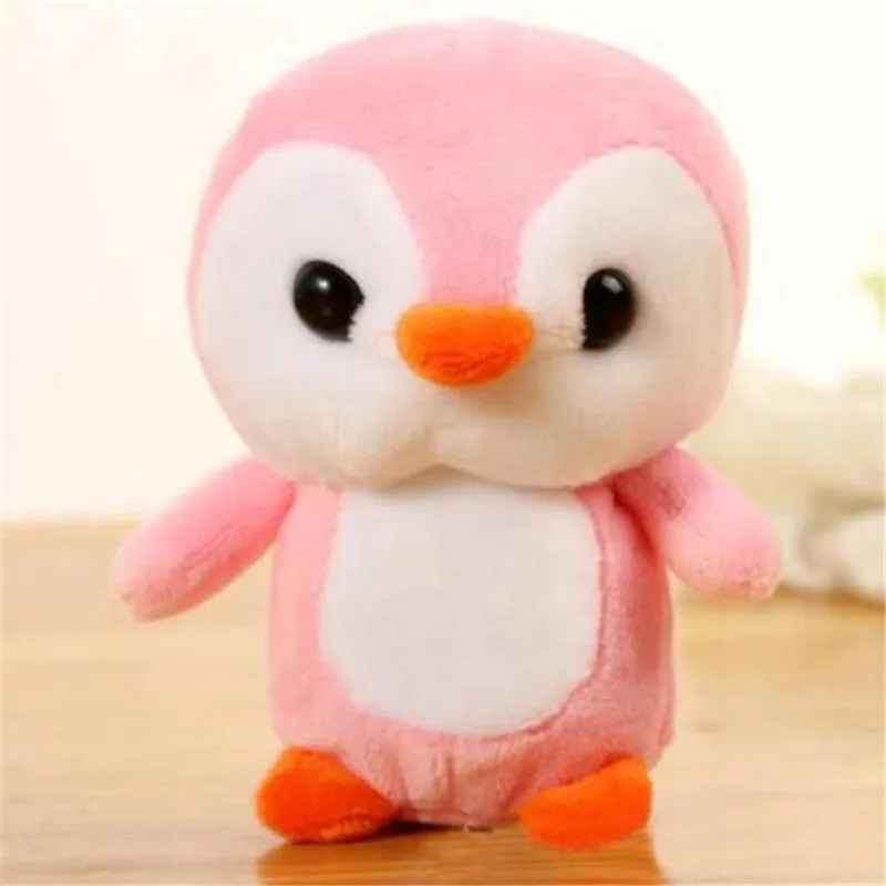 1PCS 12CM Animals Penguin Toys Small Pendant Dolls Cartoon Soft Stuffed Mini Plush Penguins Toy For 5