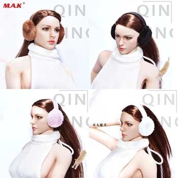 

1/6 Scale Female Action figure Accessories Ear Muffs Winter Ear Warmers Model fit 12" Woman Figure Body