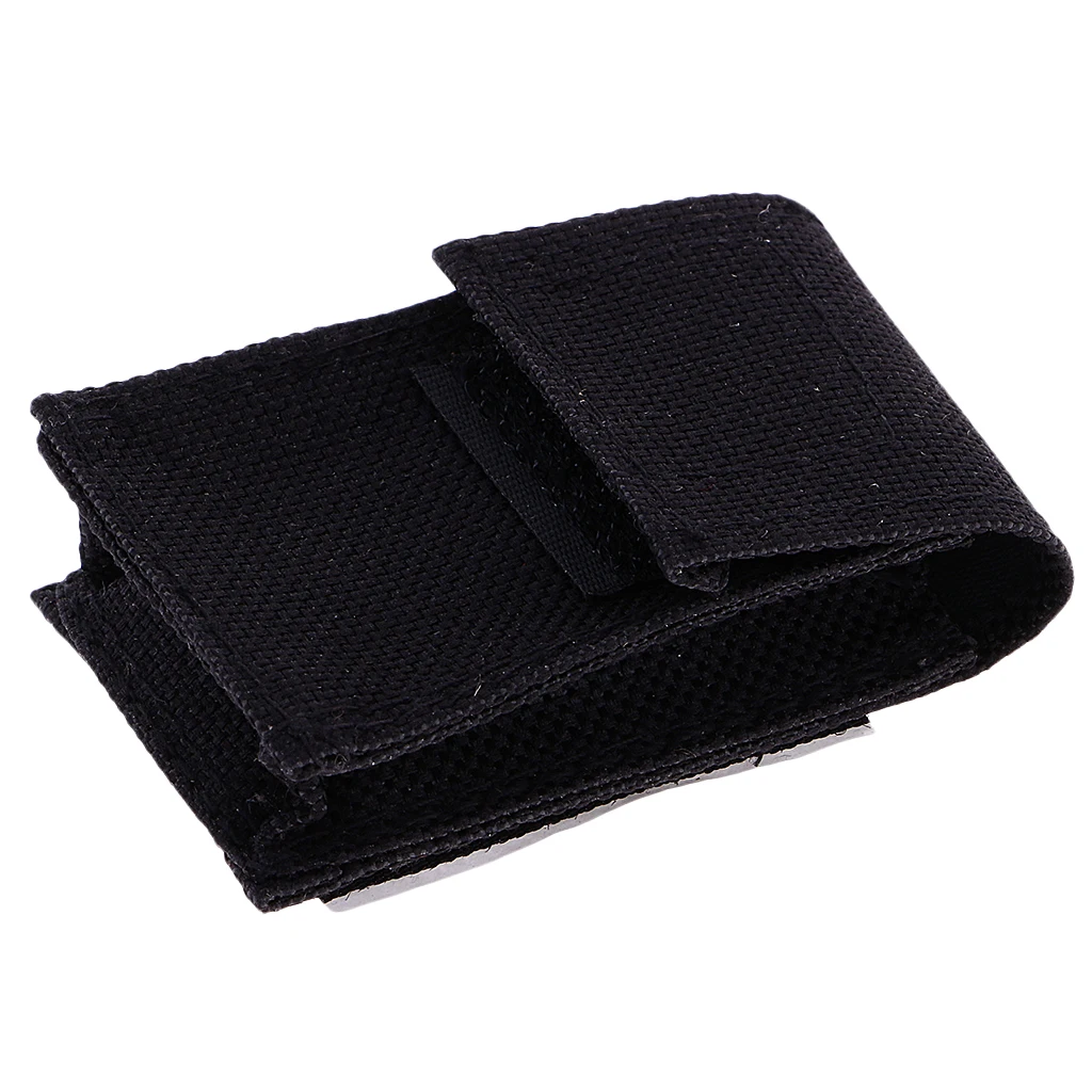 Nylon Guitar Battery Bag Musical Instrument Bass Battery Cover Holder Bag Box 9V for Electric Guitar Replacement Accessories