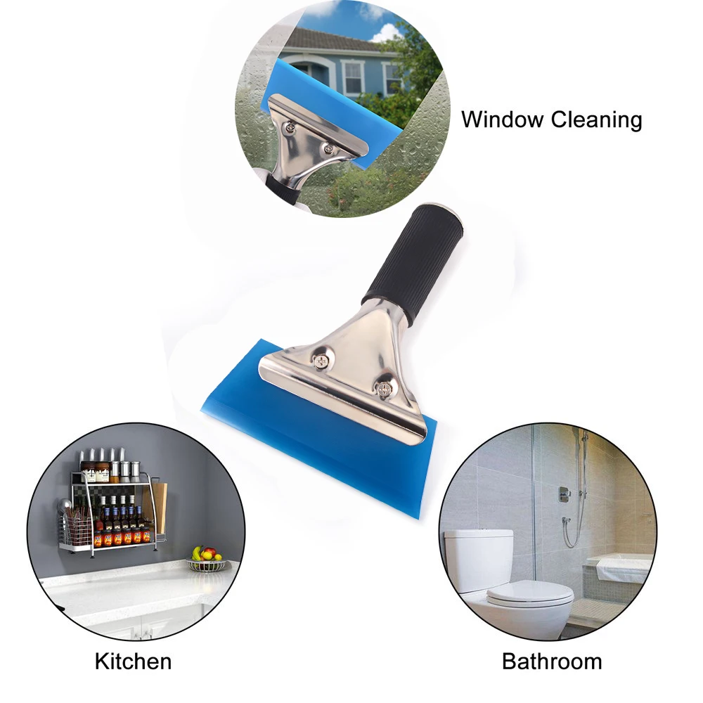 

1PC Blue Razor Blade Scraper Water Squeegee Tint Tool for Car Auto Film For Window Cleaning Newest Dropping Shipping