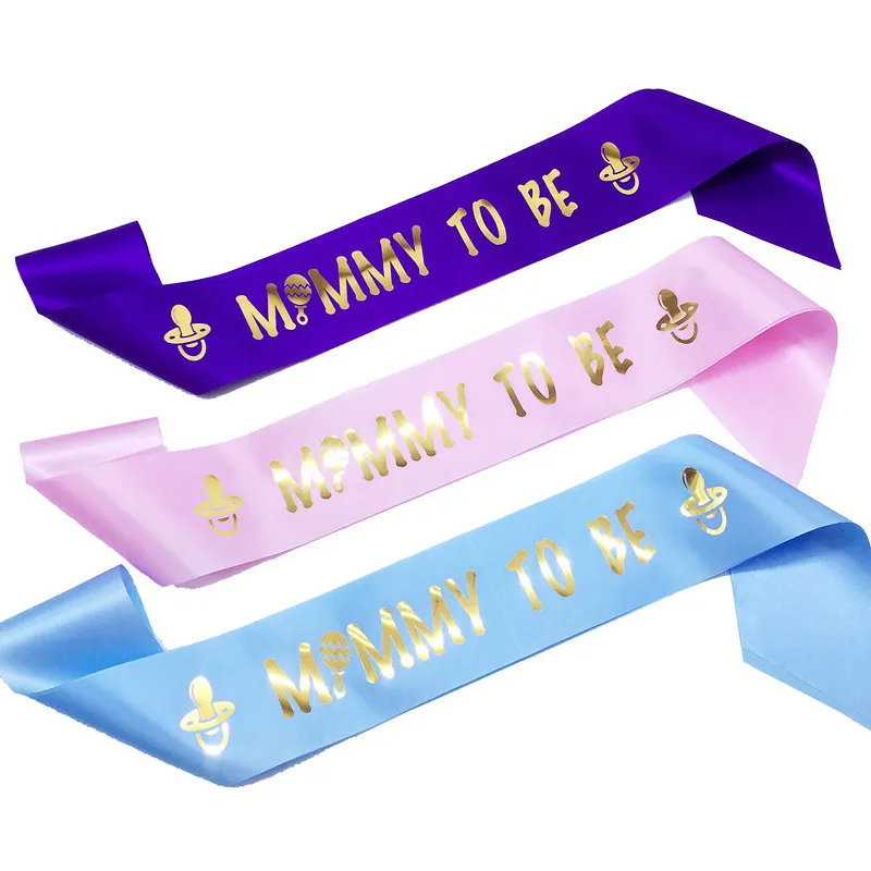 Details about   Blue Satin Sash Banner It's a Boy Baby Shower Party Favor Ribbon New Mummy 