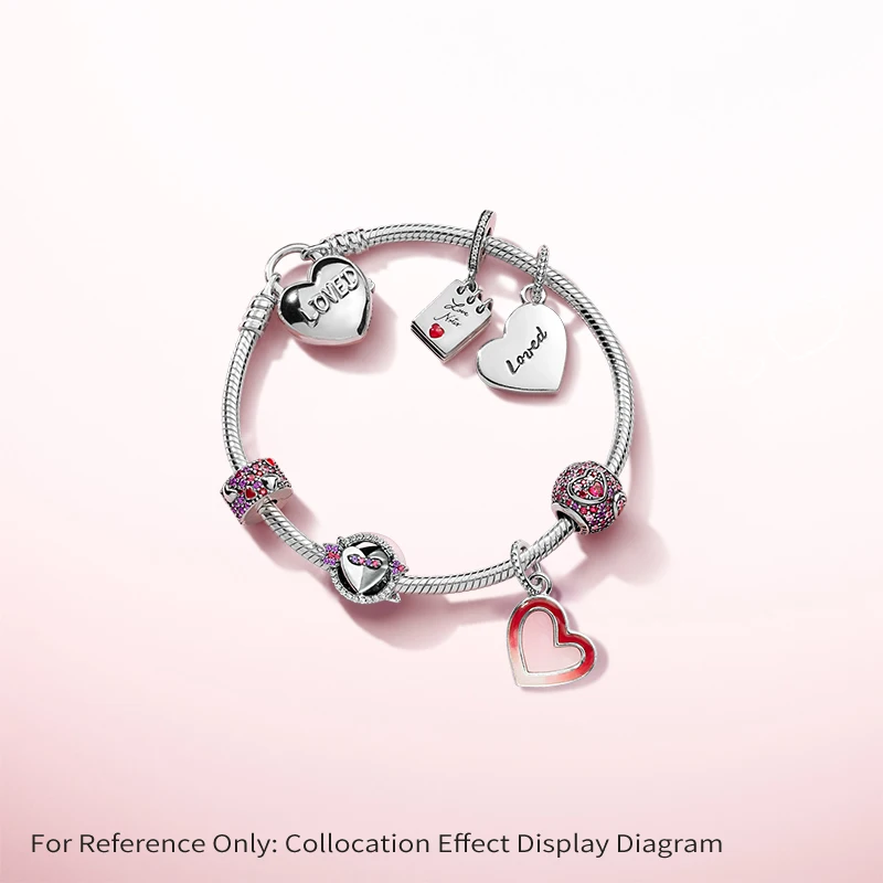 

100% 925 Sterling Silver Original Engraving 1:1 Love Confession Bead Factory Direct Batch Free