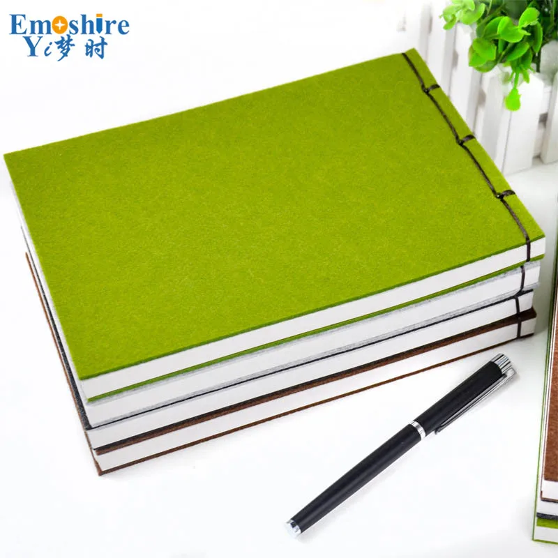 Emoshire Creative retro high - end thickening notebook stationery blankets blank diary notebook business simple gifts (6)