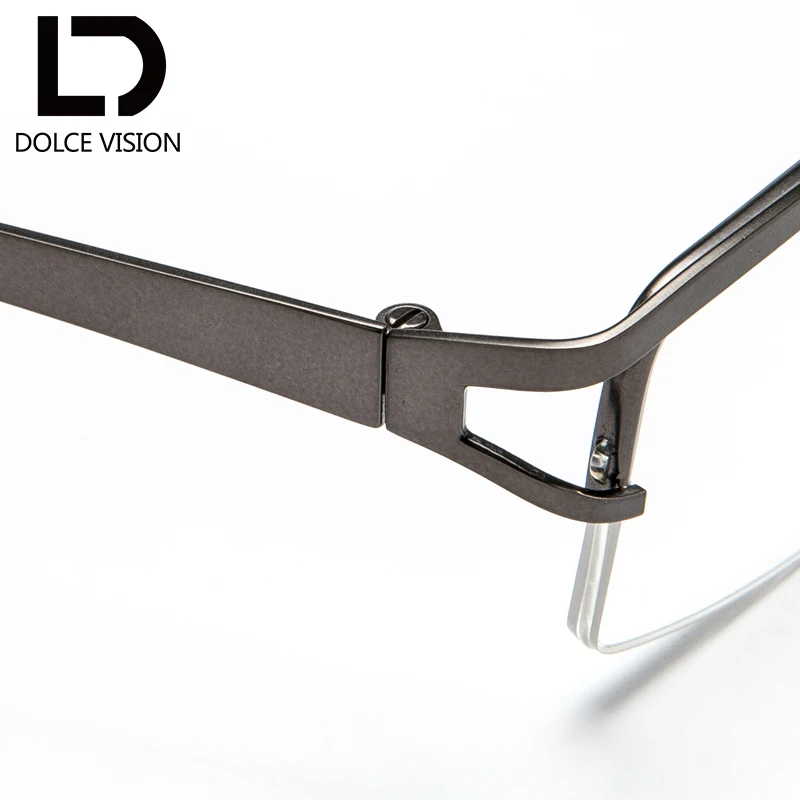 Qualität Business Klare Halb Rezept Dolce Vision Col002 Männer Gläser Klassische Absolvierte Korrektur Männlichen Neue Hohe Linse Rahmen PH6xH0q