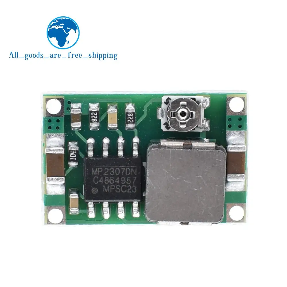 

TZT RC Airplane Module Mini 360 DC Buck Converter Step Down Module 4.75V-23V to 1V-17V LM2596 2A 17x11x3.8mm