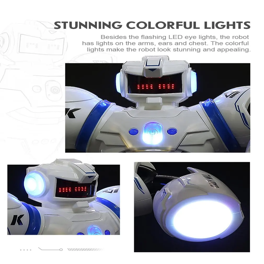 Robôs de Brinquedo para Crianças Mais Novo Controle Remoto Programável Defensor Robat Brinquedos Educativos Inteligente Musical Dança rc Presente 2020 28 Brinquedos e hobbies
