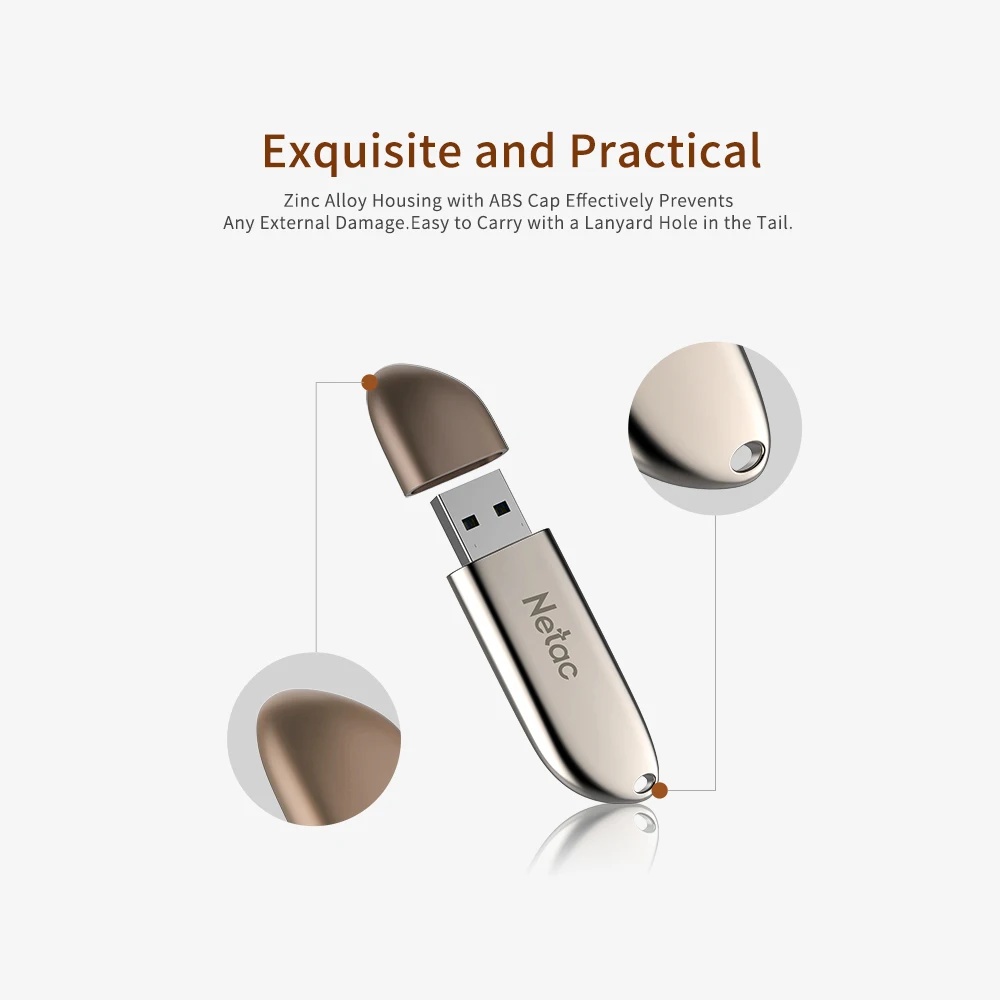 Высокая скорость! USB флеш накопитель Netac U353 16 64 Гб|USB флэш-накопители| |