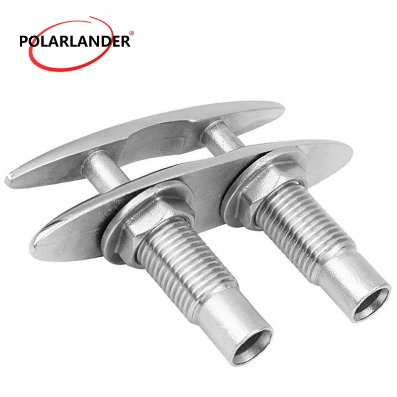 Push-pull 5 дюймов из нержавеющей стали 125 мм швартовочная док Боллард аксессуары кабель, болт двухслойные аппаратные средства морской аккуратный Cleat