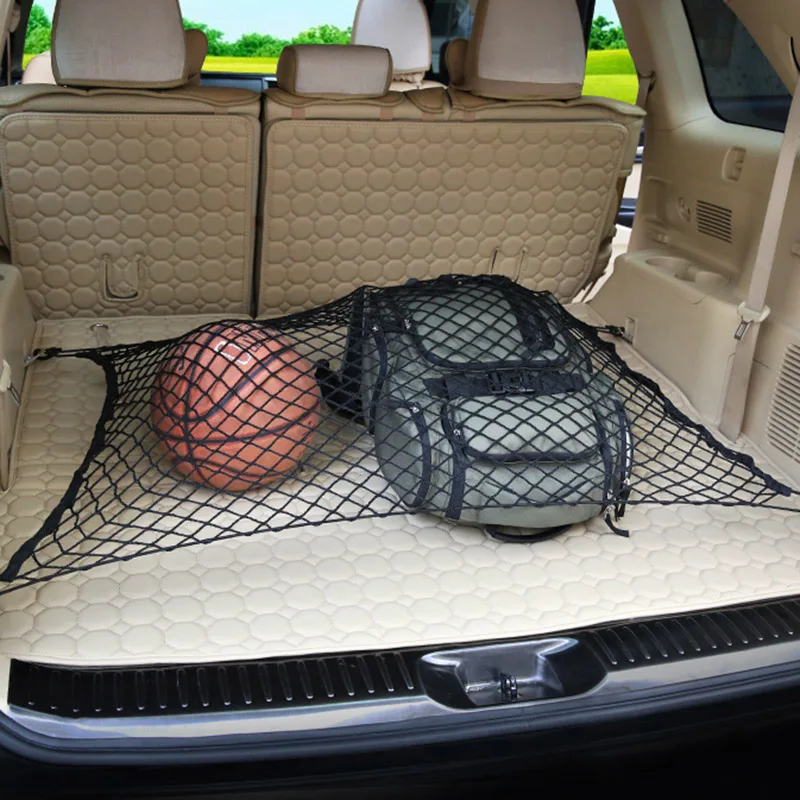 AX Задний багажник ботинок пол грузовой сетка багаж Эластичный крюк плоский для Toyota Highlander Kluger 2008-2013