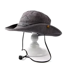 Фибоначчи, брендовая качественная моющаяся ковбойская Панама, рыбий человек, плоские кепки для мужчин, для альпинизма, рыбалки, Солнцезащитная шляпа