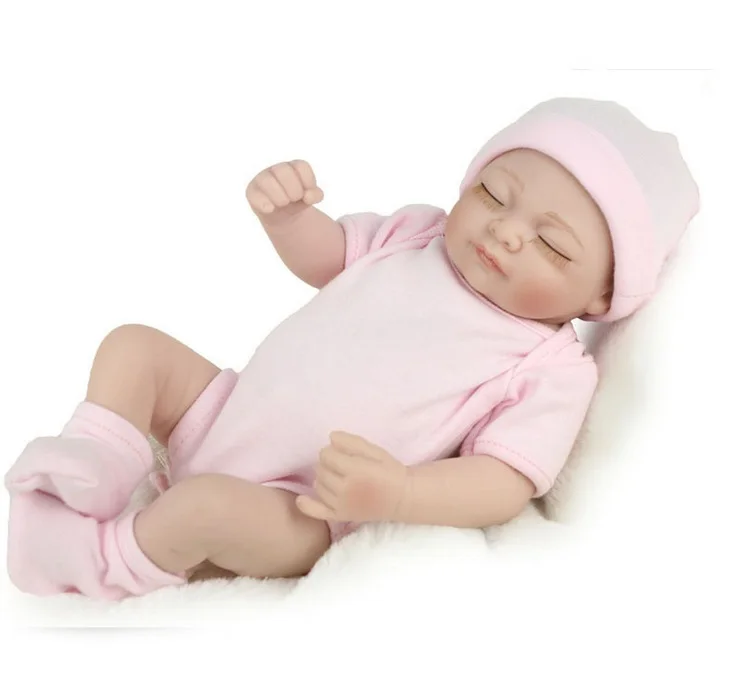 28 см ручной работы Реалистичная кукла реборн реальный вид Новорожденный ребенок виниловая силиконовая Игрушка Дети Рост партнеры