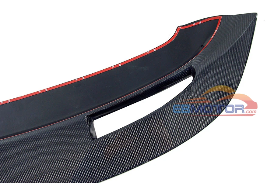ebmotor-com STR Real Carbon Fiber Rear roof Spoiler CF Wing Case For Volkswagen Golf 6 VW GOLF Six 2010-2012 10