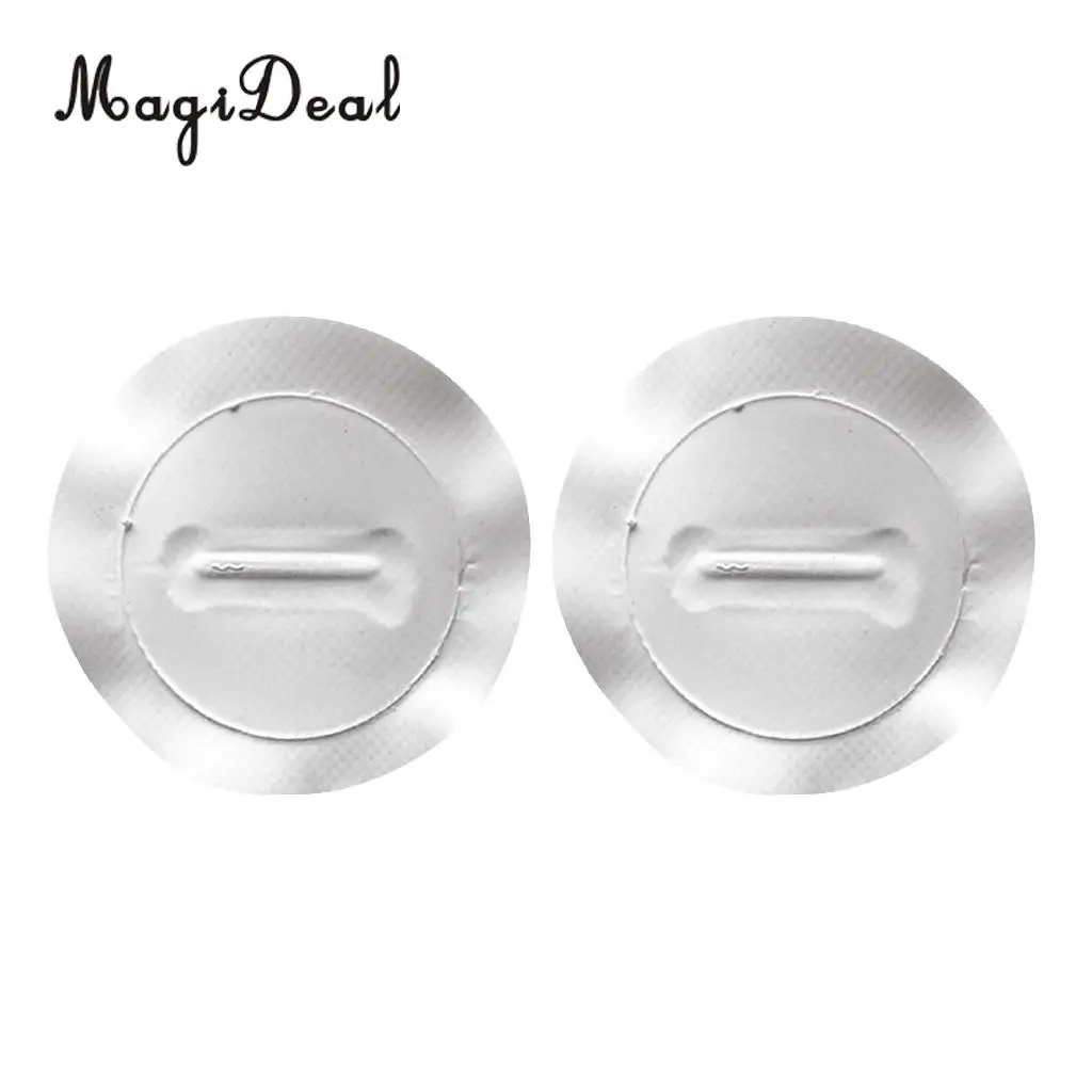 MagiDeal 1 Pair Stainless Steel D-ring Pad/Patch for PVC Inflatable Boat Dinghy Kayak Surfing SUP Surfboard Dinghy Acccessories