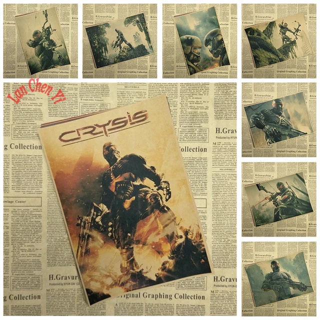 Special Offers Crysis Shooting Game vintage Poster Living room home wall decoration retro Bar Cafe Living Room Dining room Decorative Paintings Special Offers Crysis Shooting Game vintage Poster Living room home wall decoration retro Bar Cafe Living Room Dining room Decorative Paintings