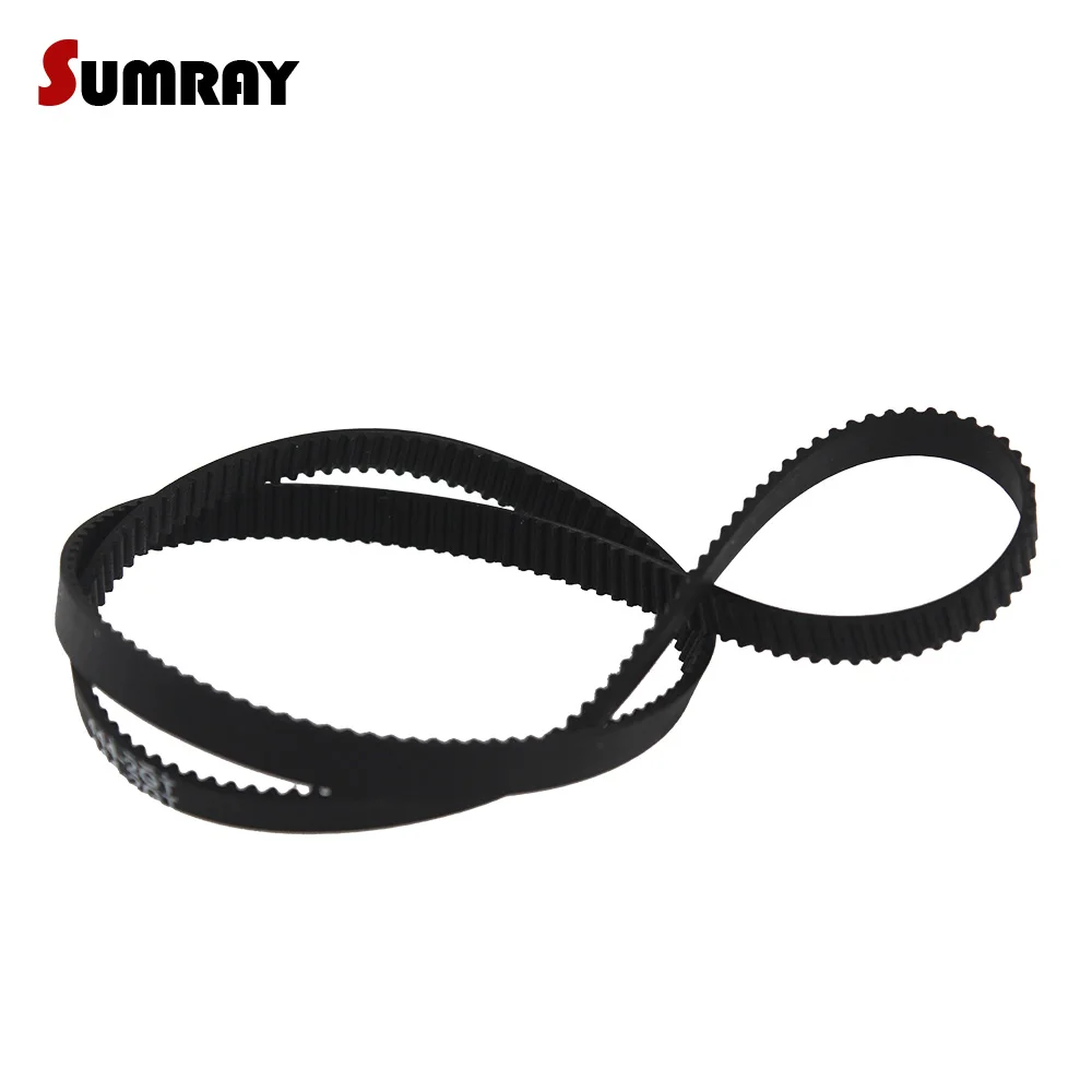 SUMRAY Timing Belt GT2-494/500/520/524/528/540/544/550/600/606/610mm gt2 Fiberglass Belt 6/10mm Belt Width Closed Loop Rubber 2G