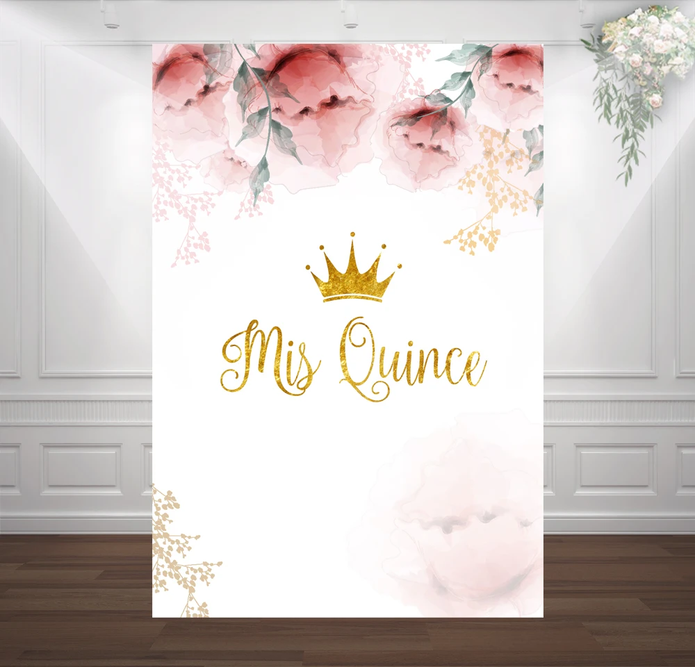 HUAYI mis quince happy 15th день рождения фон баннер сладкий 15 студия реквизит для фотосессии