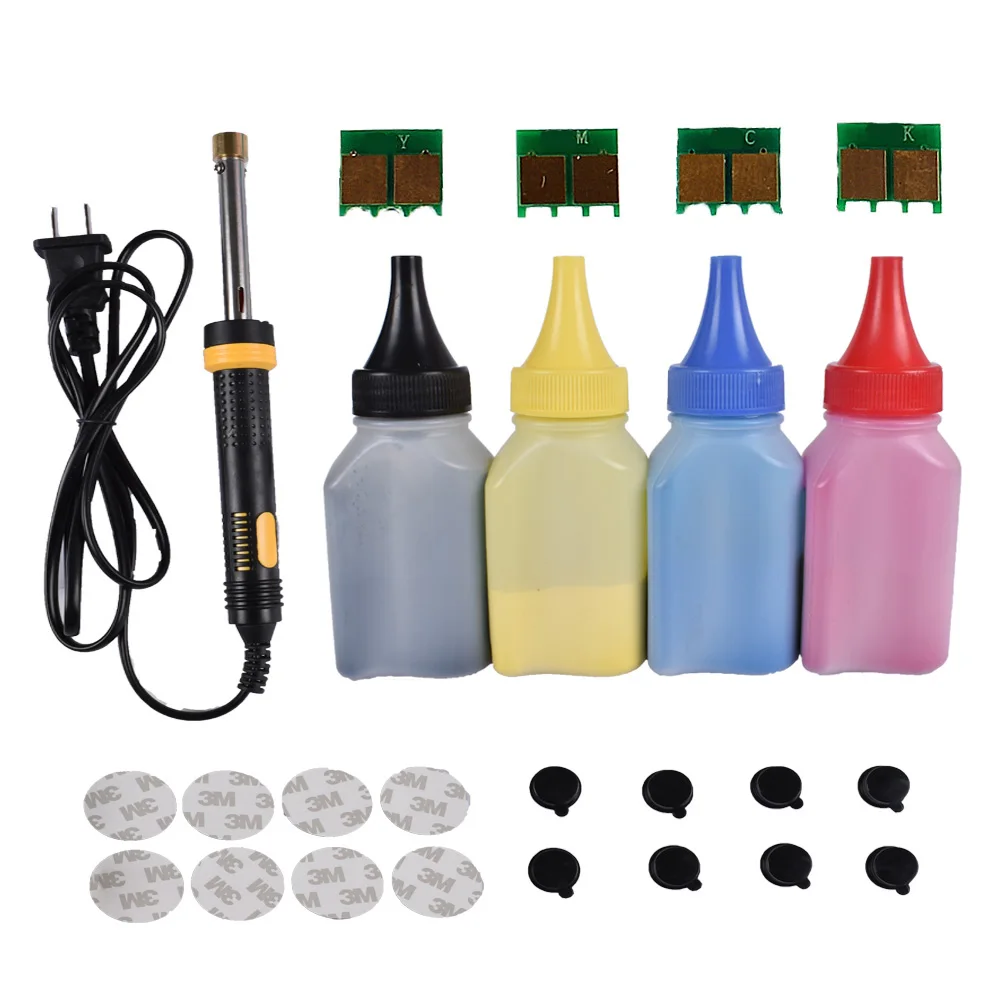 Refill toner Powder cartridge tool kit + 4 pcs chip FOR CANON CRG 318