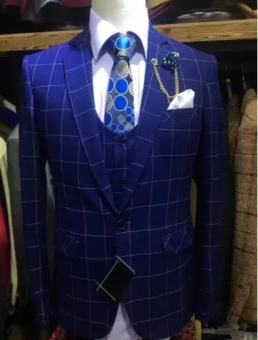 royal blue coat pent