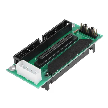 

SCSI SCA 80 Pin to 68Pin to 50 Pin IDE Hard Disk Adapter Converter Card Module Board Transmit Data for Mini PC