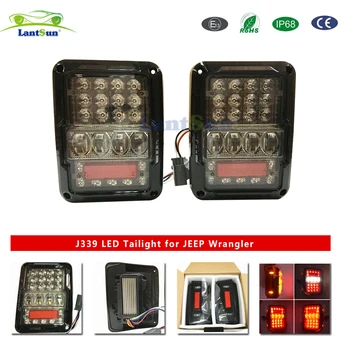 

taillight for jeep wrangler jk 2007-2017 30w 9-16v car led light auto products US version European version j339