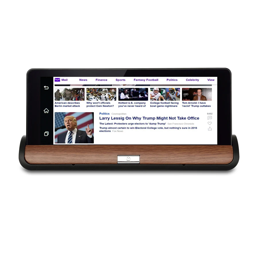 Otstrive 7 дюймов 3G сим карты Wi Fi автомобиля GPS навигации Android 5.0 DVR тире Камера сзади wiew