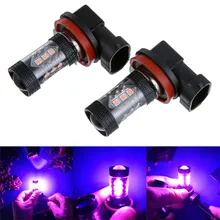 Стайлинга автомобилей 2 ШТ. 3030 80 Вт 16LED H8 H11 High Power Led Автомобилей Противотуманные Фары Бесплатная Доставка Розничная & оптовая