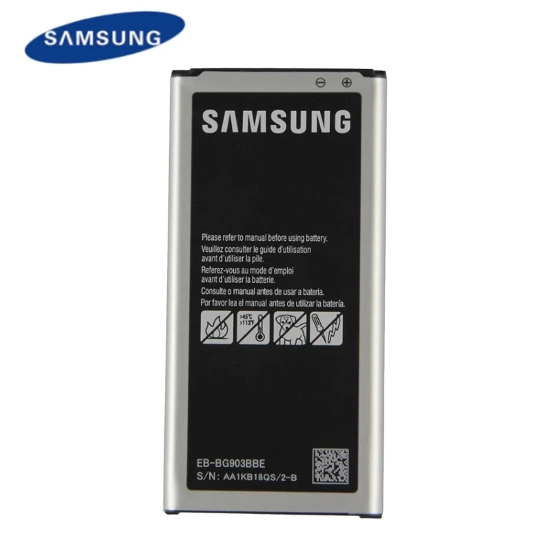 EB-BG903BBE сменная батарея samsung для Galaxy S5 NEO G903F G903W, настоящая батарея EB-BG903BBE телефона с NFC 2800 мАч