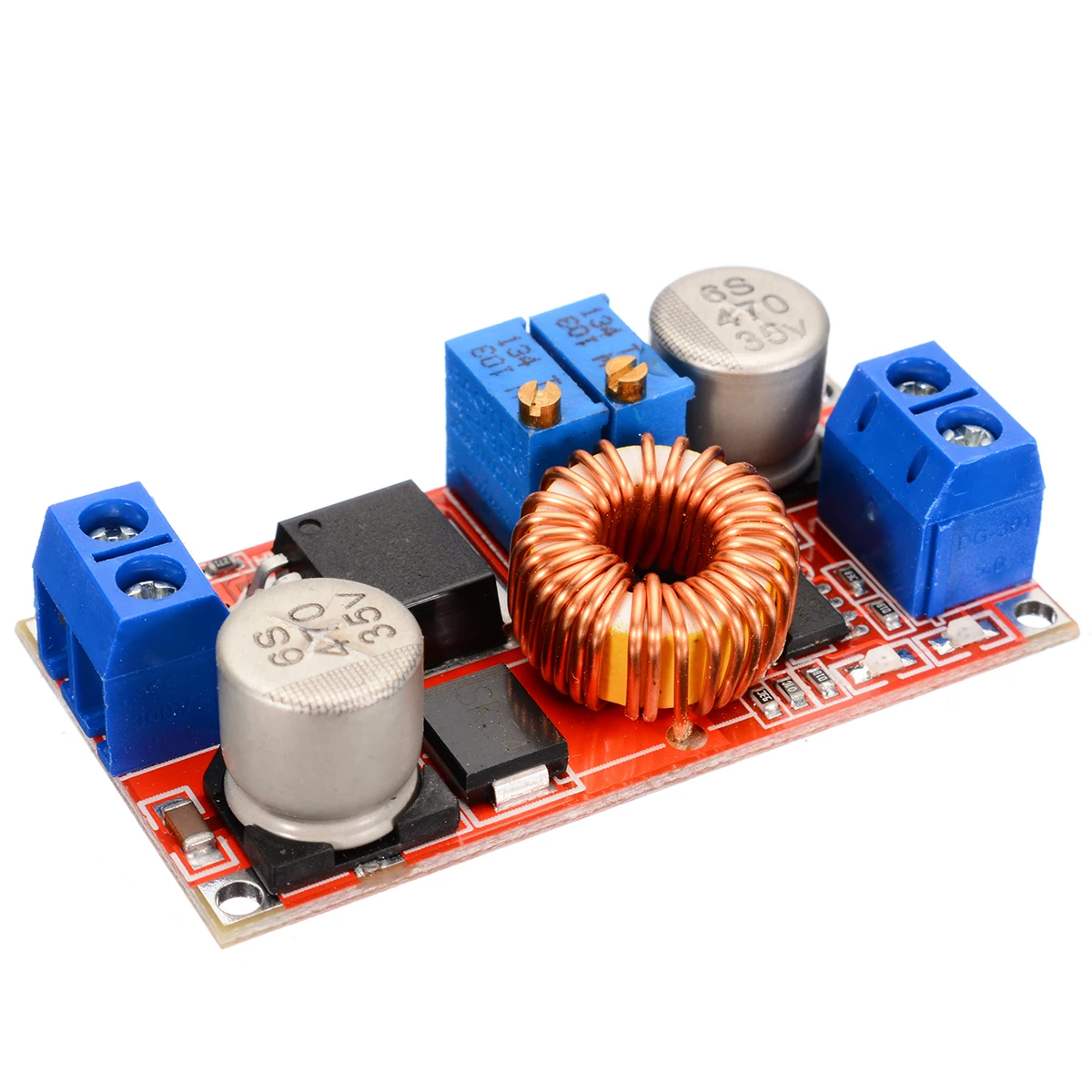 1pc Adjustable 5A DC Buck Module 5V-32V to 0.8V-30V Constant Current Voltage Regulator Step Down Converter for Battery Charger