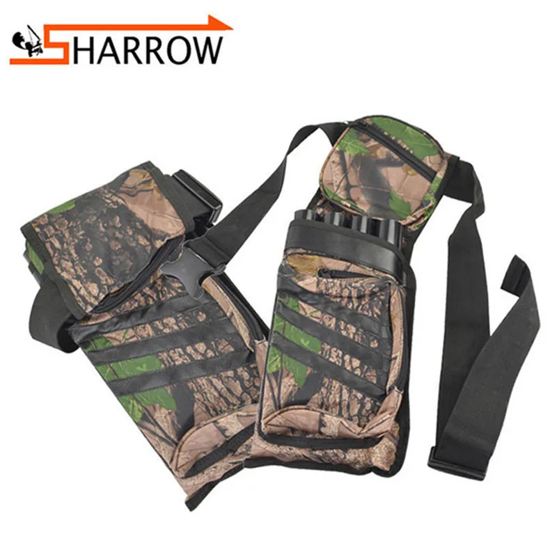 

1pc 4Tubes Arrow Quiver Waist Hip Belt Arrow Storage Bag Shooting Training Holder Quiver Arrows Outdoor Bow Hunting Accessories