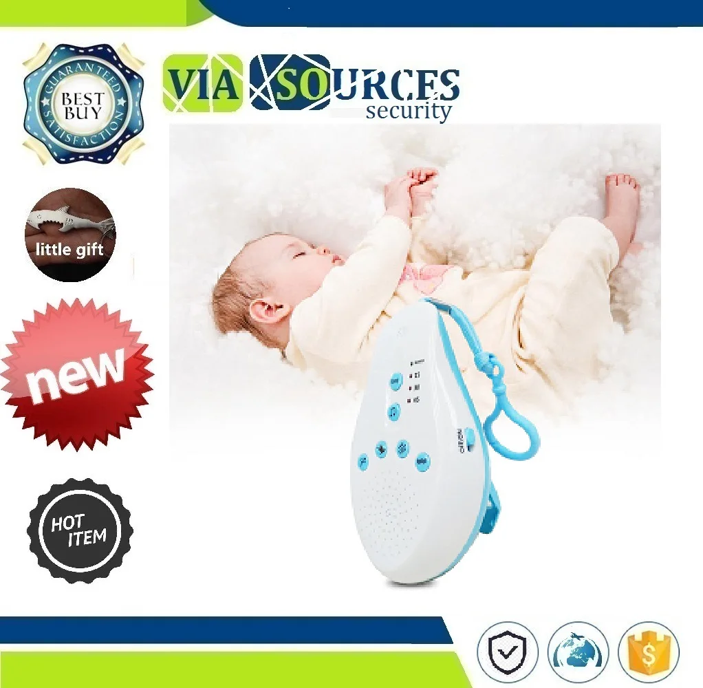 

8 Soothing Sound Auto-off Timer Baby monitor with Baby Sleep white noise machine Soothers Sound Record Voice Sensor