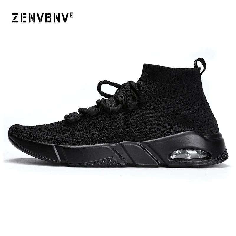 

Zenvbnv Outdoor Sports Shoes Hot Sale Breathable Male Light Weight Mesh Sneakers for Man Athletic Trainer Running Shoes Size 46