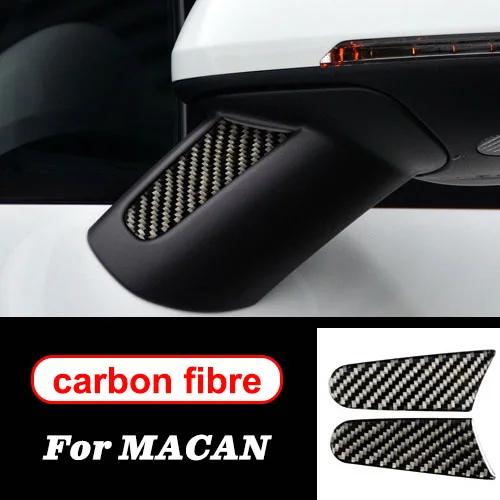 For porsche macan accessories carbon fiber Rearview Mirror Anti rub