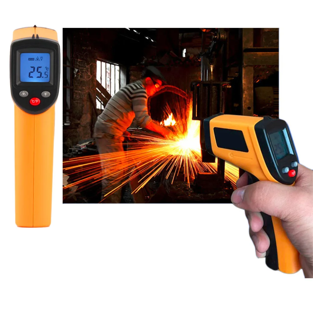 

GM320 Household Infrared Thermometer Non-contact Digital Temperature LCD Display IR Laser Point Gun Diagnostic-tool Thermometer