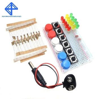 

Smart Electronics Starter Kit For arduino uno r3 mini Breadboard LED jumper wire button