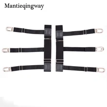 Mantieqingway для мужчин Рубашка Остается держатель подвязки регулируемые подтяжки держатели водоотталкивающий ремень черная рубашка подтяжки для мужчин