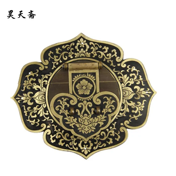 

[Haotian vegetarian] imitation of Ming and Qing Dynasties of Chinese copper fittings suitable 90-110CM Zhangmu Xiang box HTN-008