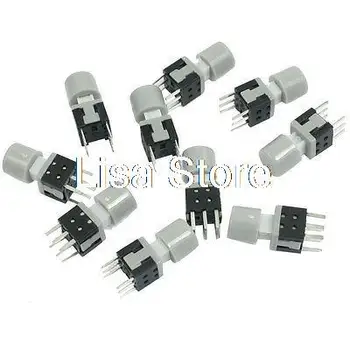 

20pcs 5.8 x 5.8mm Round Cap Momentary Push Button Tact Tactile Switch 6 Pin PCB