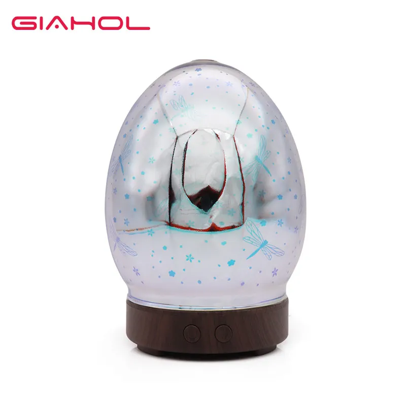 

GIAHOL Dinosaur Egg Aroma Air Diffuser 100ml Aromatherapy Air Humidifier Essential Oil For Home Mist Discharge Humidification