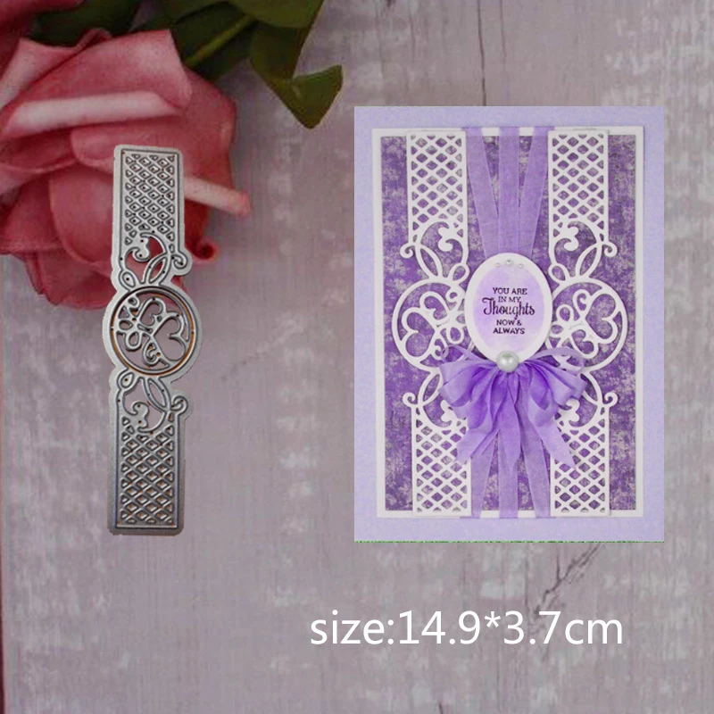

1Pcs Round flower border Metal Cutting Dies Scrapbooking For Card Making DIY Embossing Cuts New Craft Die nouveau arrivage 2019