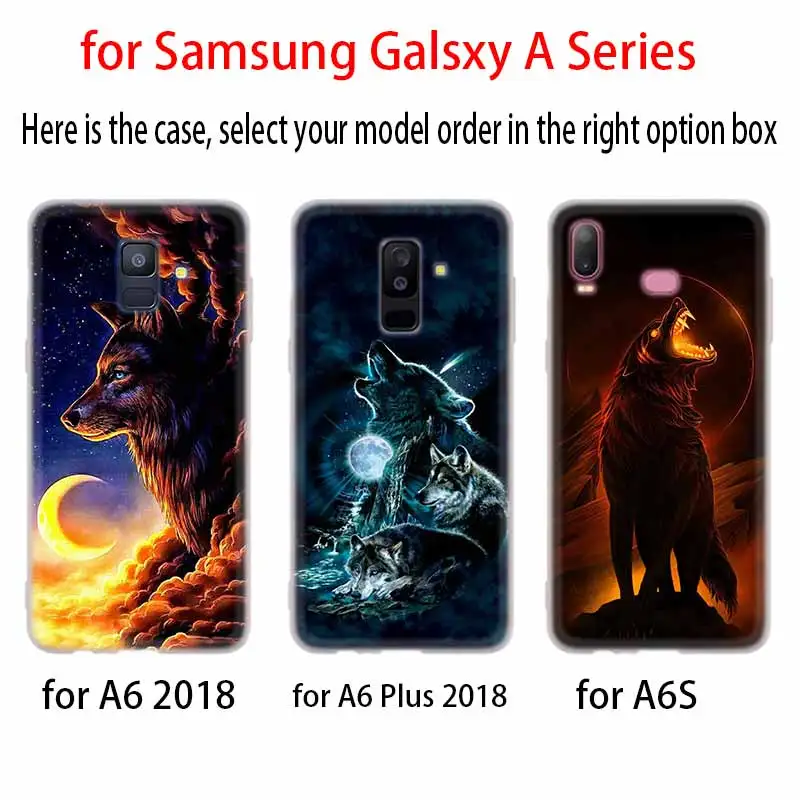 Силиконовый чехол для Samsung Galaxy A6 A8 A9 A7 A5 A3 плюс 2018 2017 2016 2015 A71 звезда вой волка