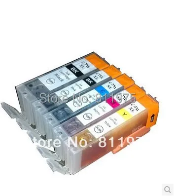 Совместимый чернильный картридж PGI 750 CLI 751 BK C M Y для принтера canon PIXMA MG5470 MG6470 MX727 MX927