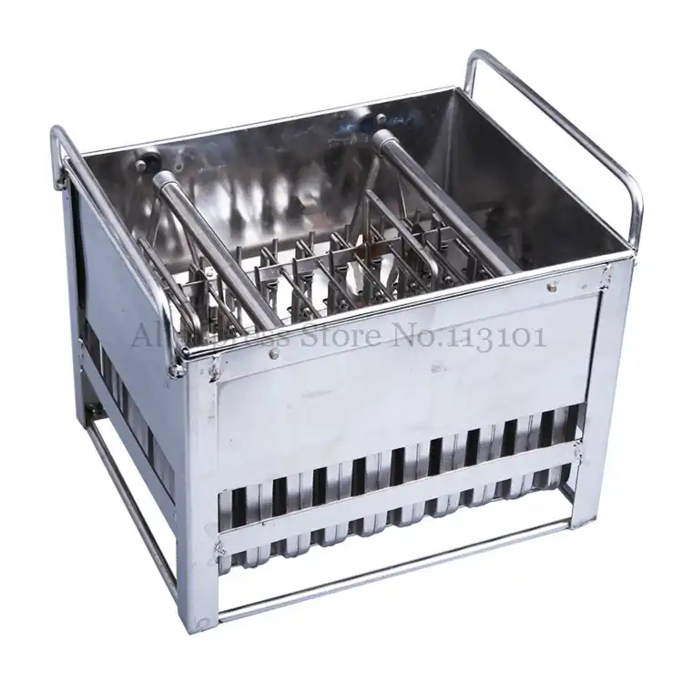 Commercial Ice Cream Mold Popsicle Stainless Steel Molds 20pcs/Batch