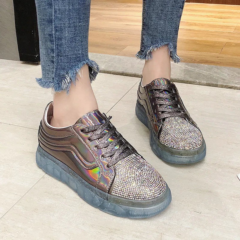 

sneakers women crystal shoes woman leather platform flat running shoes women outdoor sport shoes zapatillas mujer vapormax