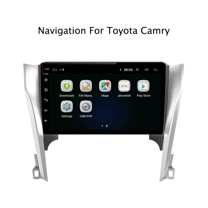 Ectwodvd Android 8 1 dvd плеер для автомобиля gps навигация Toyota Camry 2012 2013 2014 Радио
