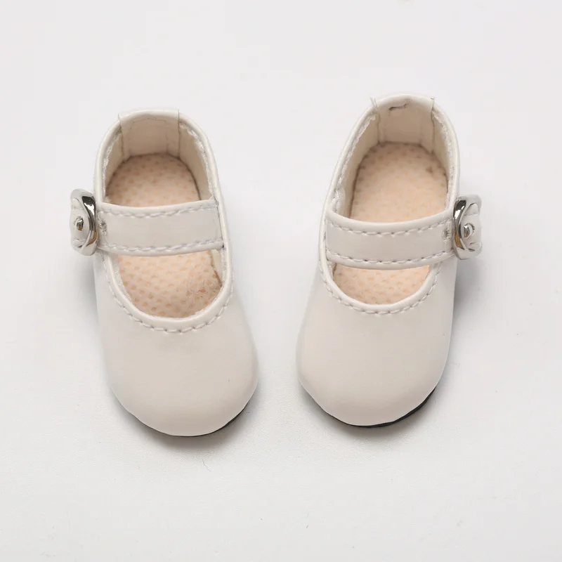 BJD обувь 1/6 для IP YOSD BJD куклы кожа белого цвета обувь WX6-40 длина 4,7 см аксессуары для кукол - Цвет: WX6-40 White