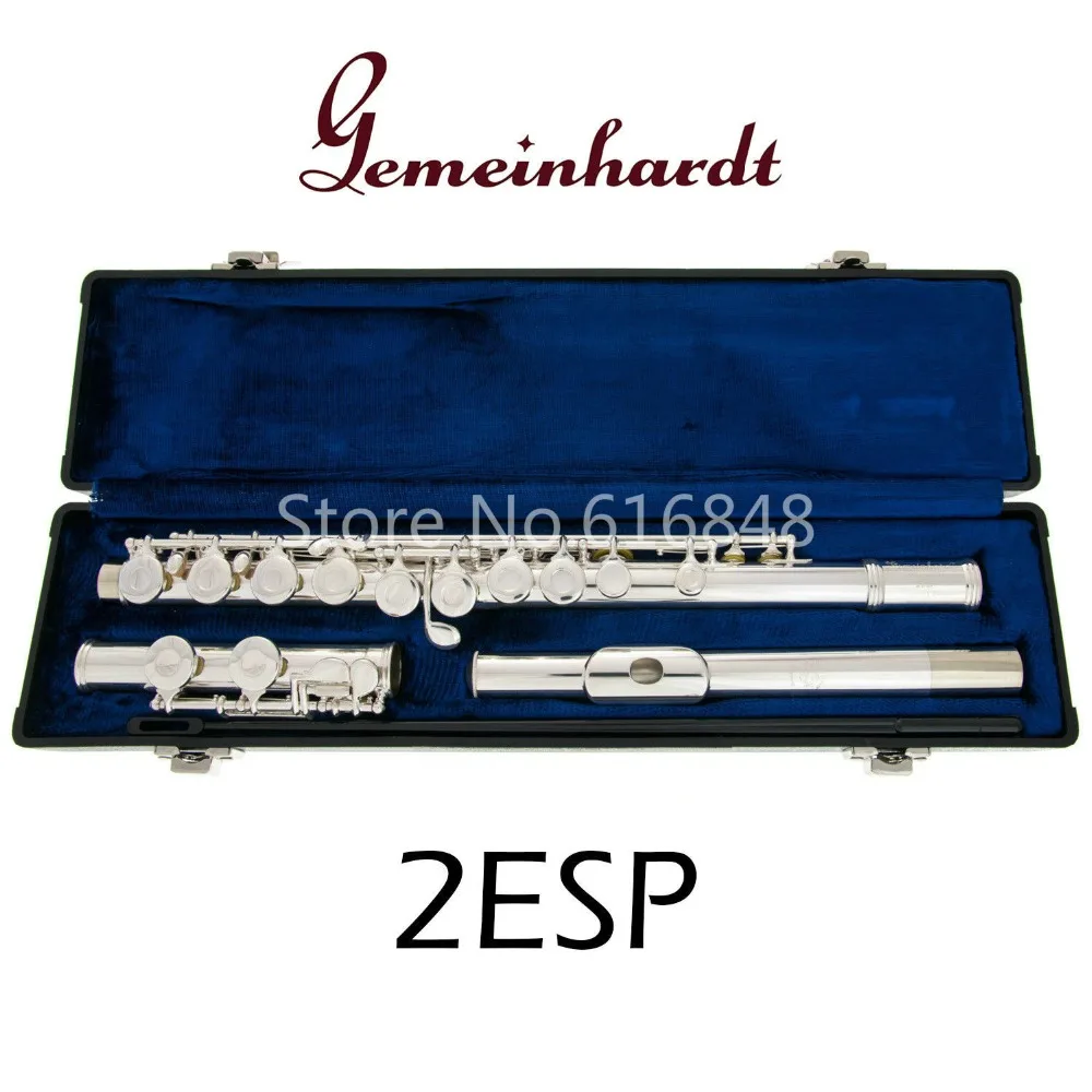 

Gemeinhardt 2ESP C Tune Flute Cupronickel Silver Plated Flute Brand 16 Keys Closed Holes Musical Instrument With E Key And Case